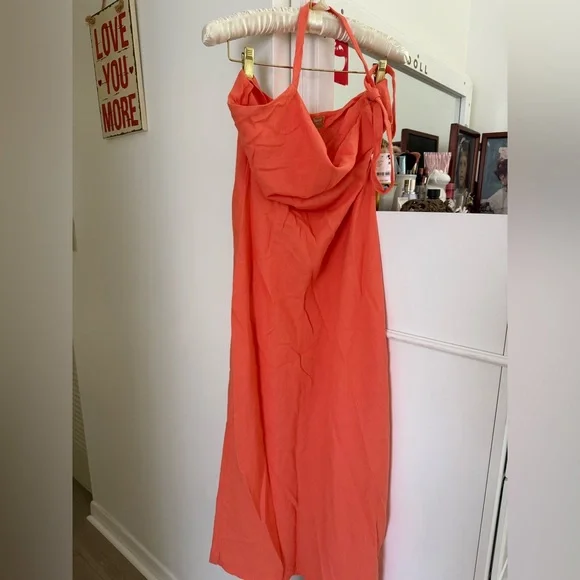 Free People Coral Backless Dress - Picture 3 of 6